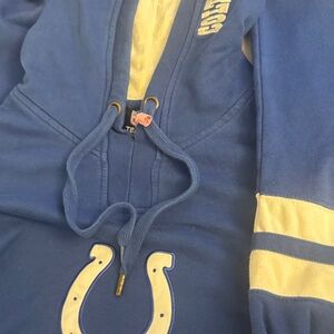 NFL Colts Blue and Cream Hoodie